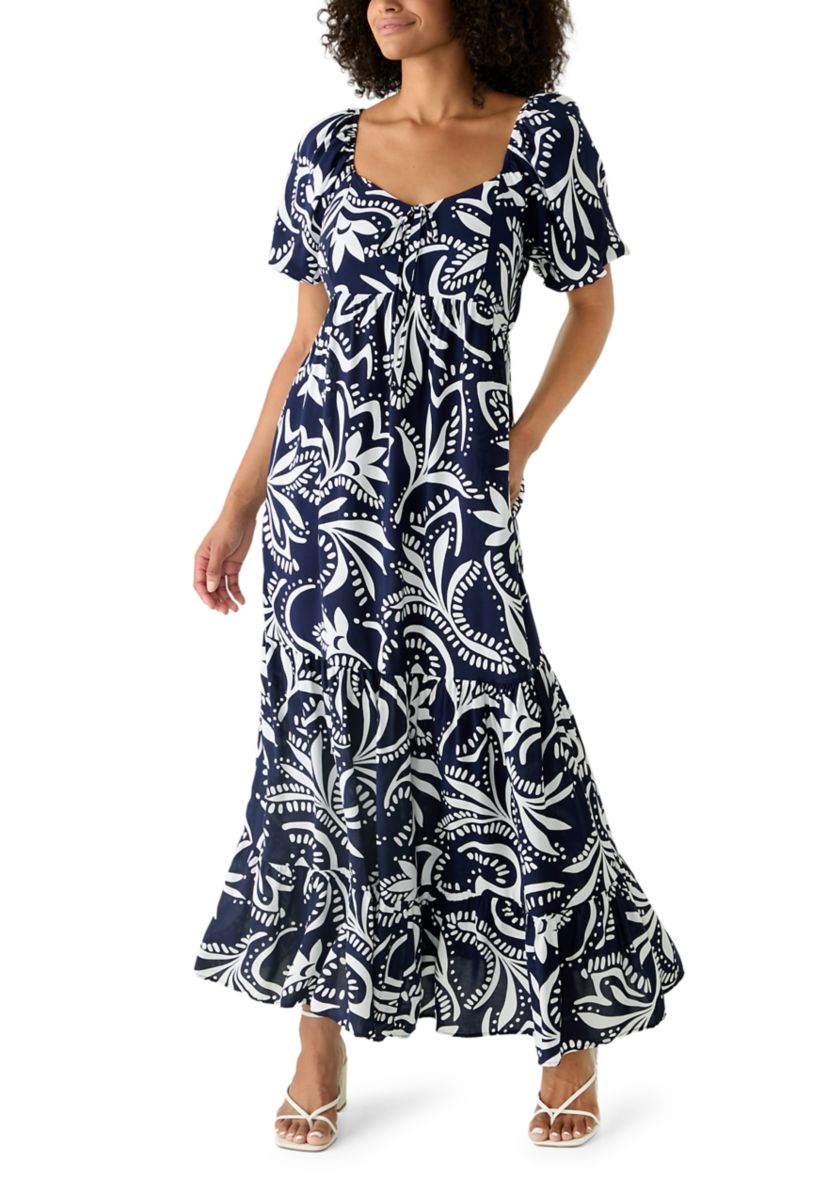 vince blue dress Vince Women's V-Neck Pleated Slip Dress