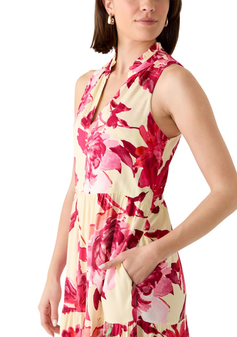 Vince Camuto Women's Sleeveless Tiered Floral Dress | Belk