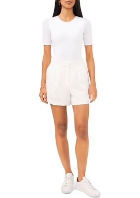 Women's Solid Pull On Shorts