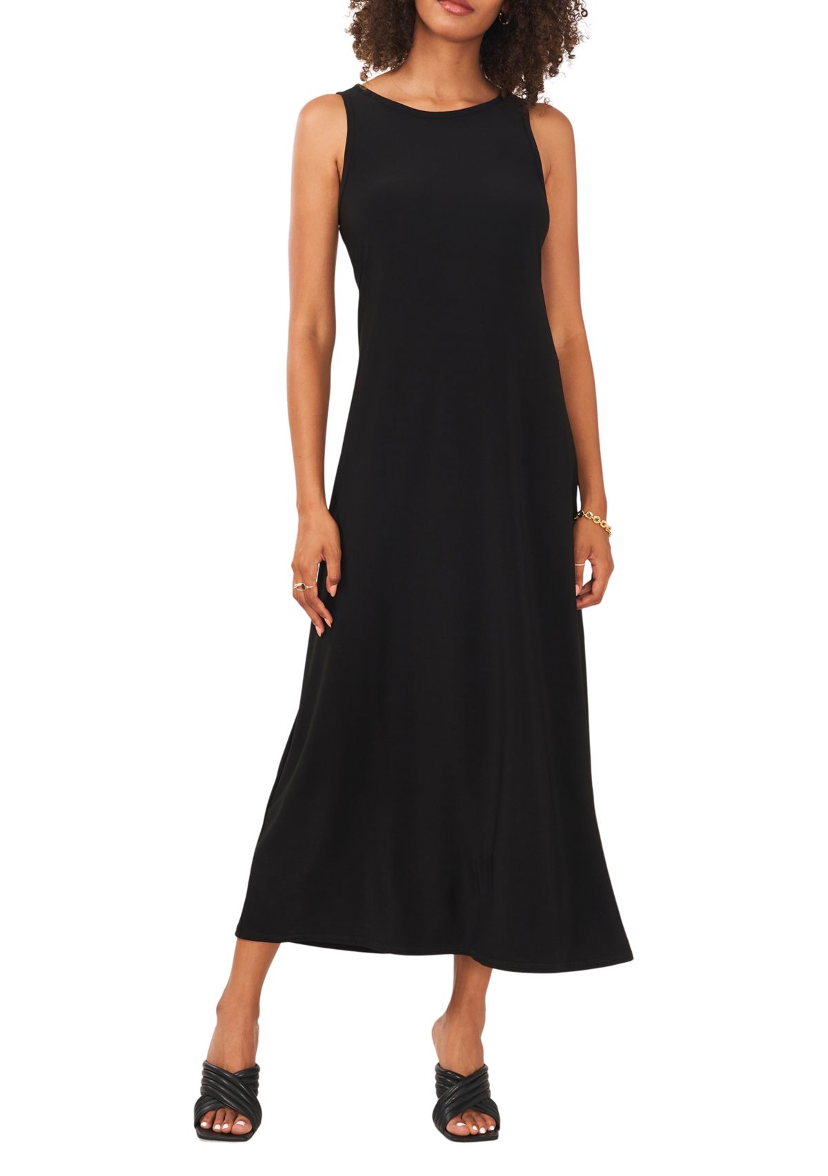Womens Sleeveless Maxi Dress