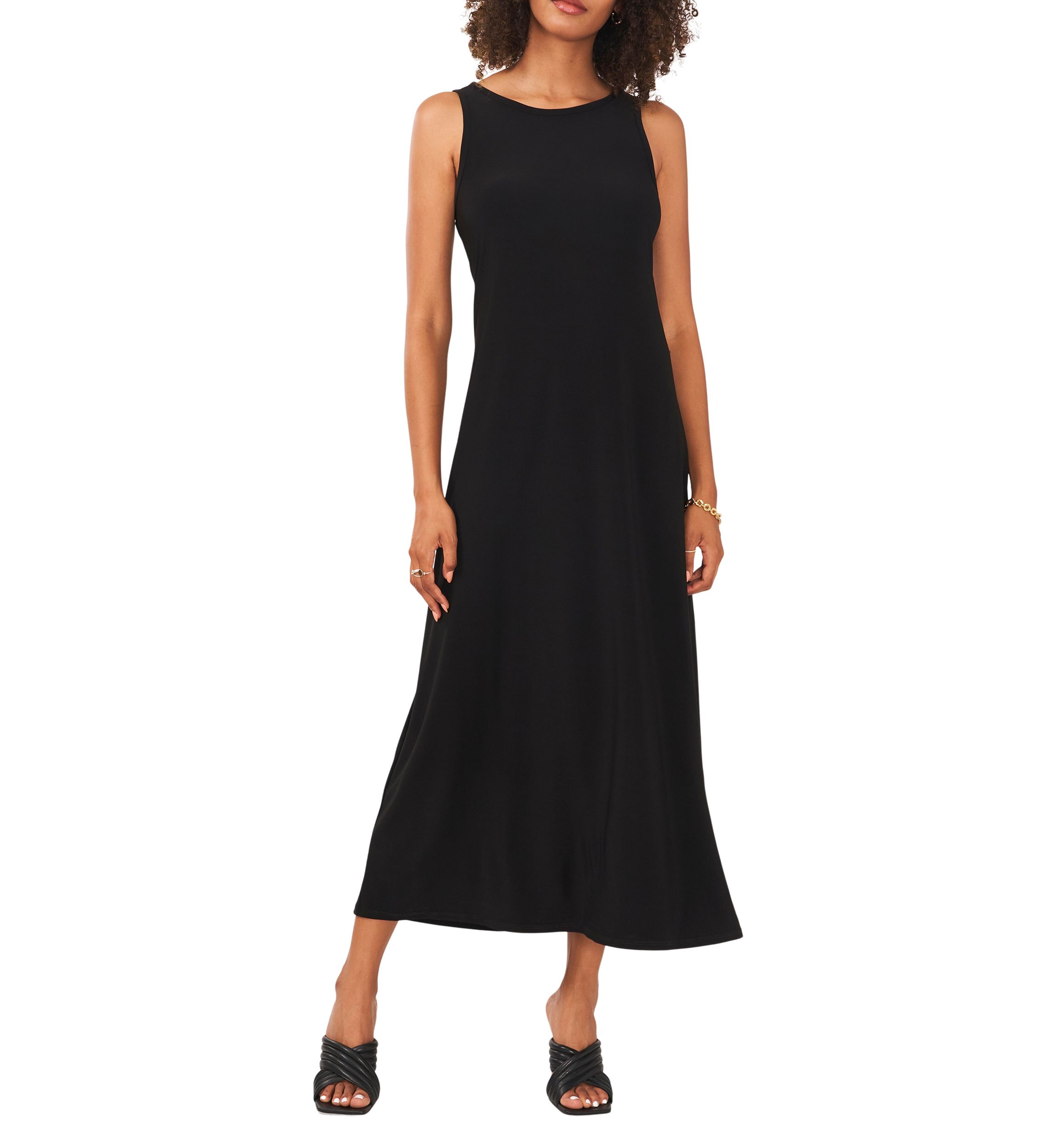 Womens Sleeveless Maxi Dress