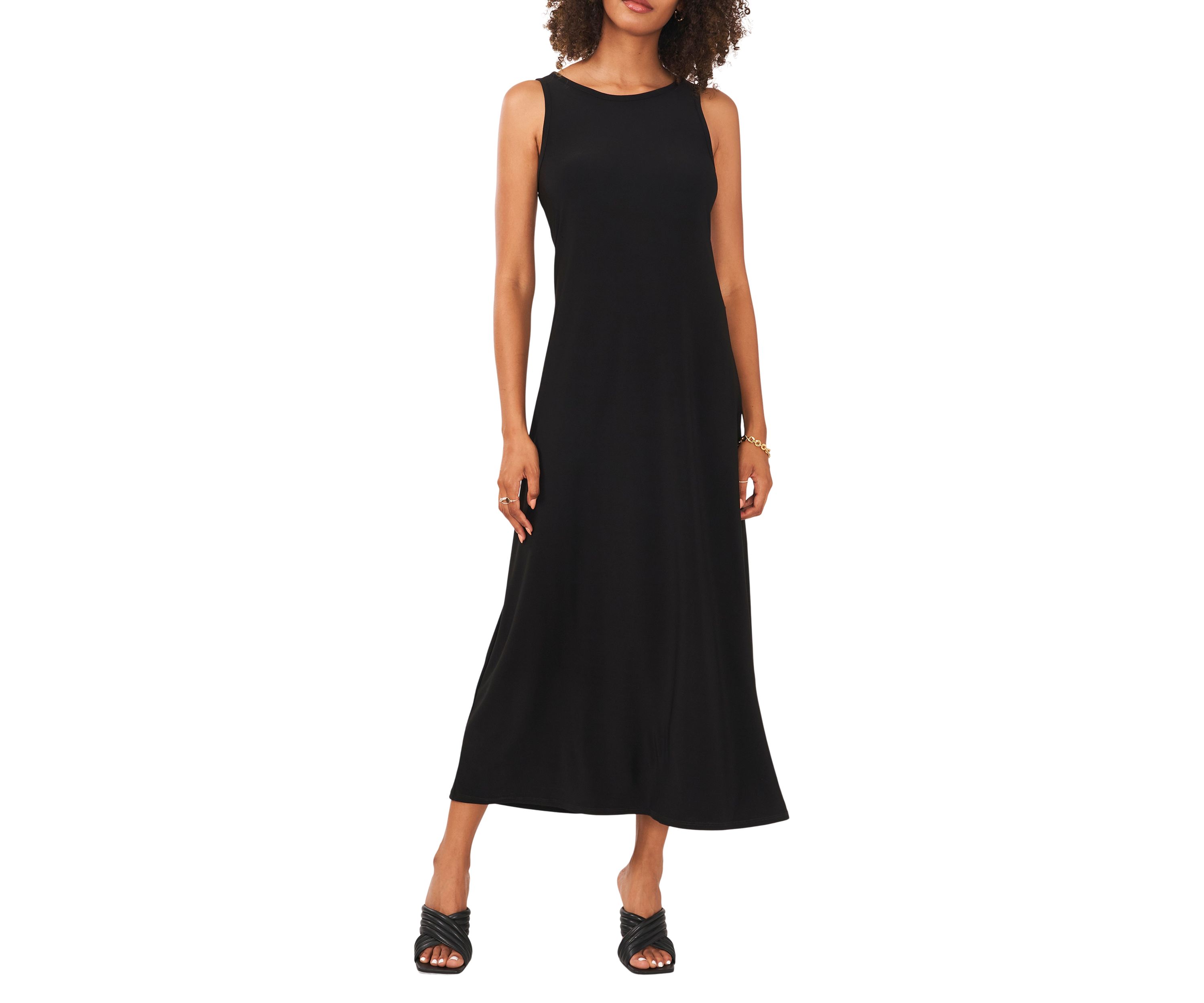 Womens Sleeveless Maxi Dress