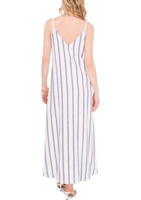 Women's Vertical Striped Sleeveless Dress