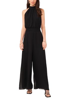 Vince Camuto Women's Sleeveless Halter Neck Jumpsuit