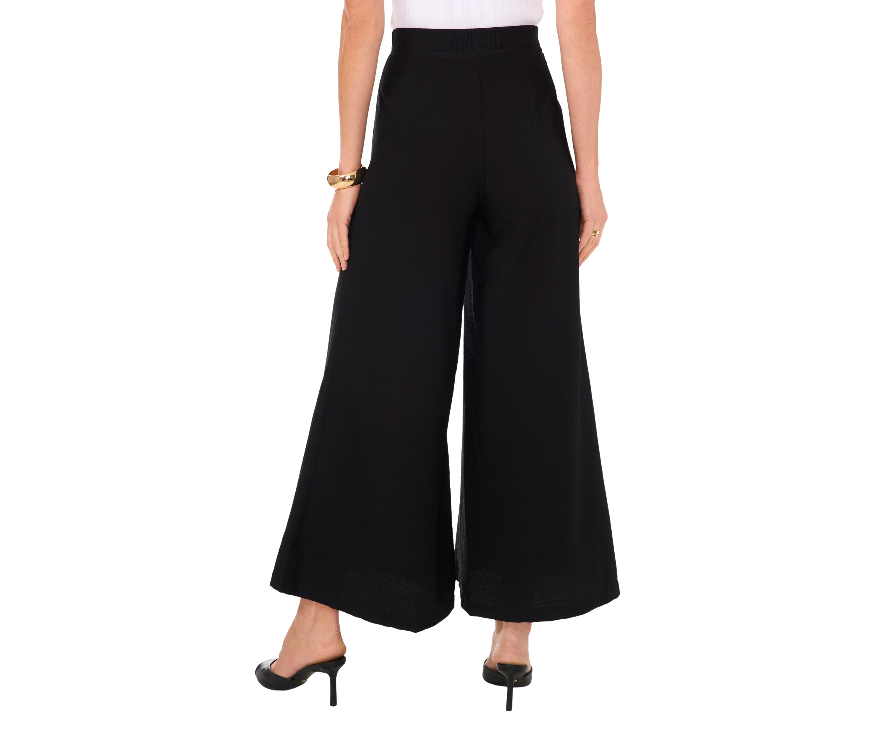 Womens Wide Leg Twill Pants