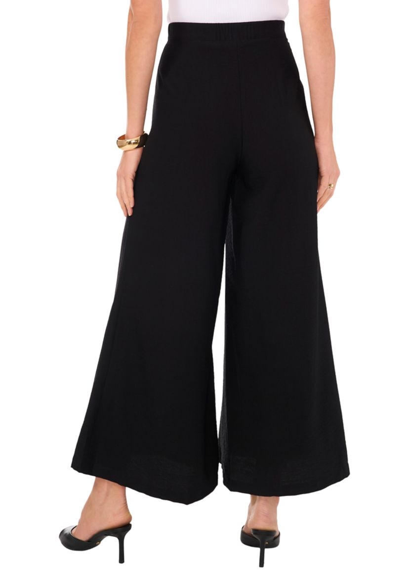 Womens Wide Leg Twill Pants