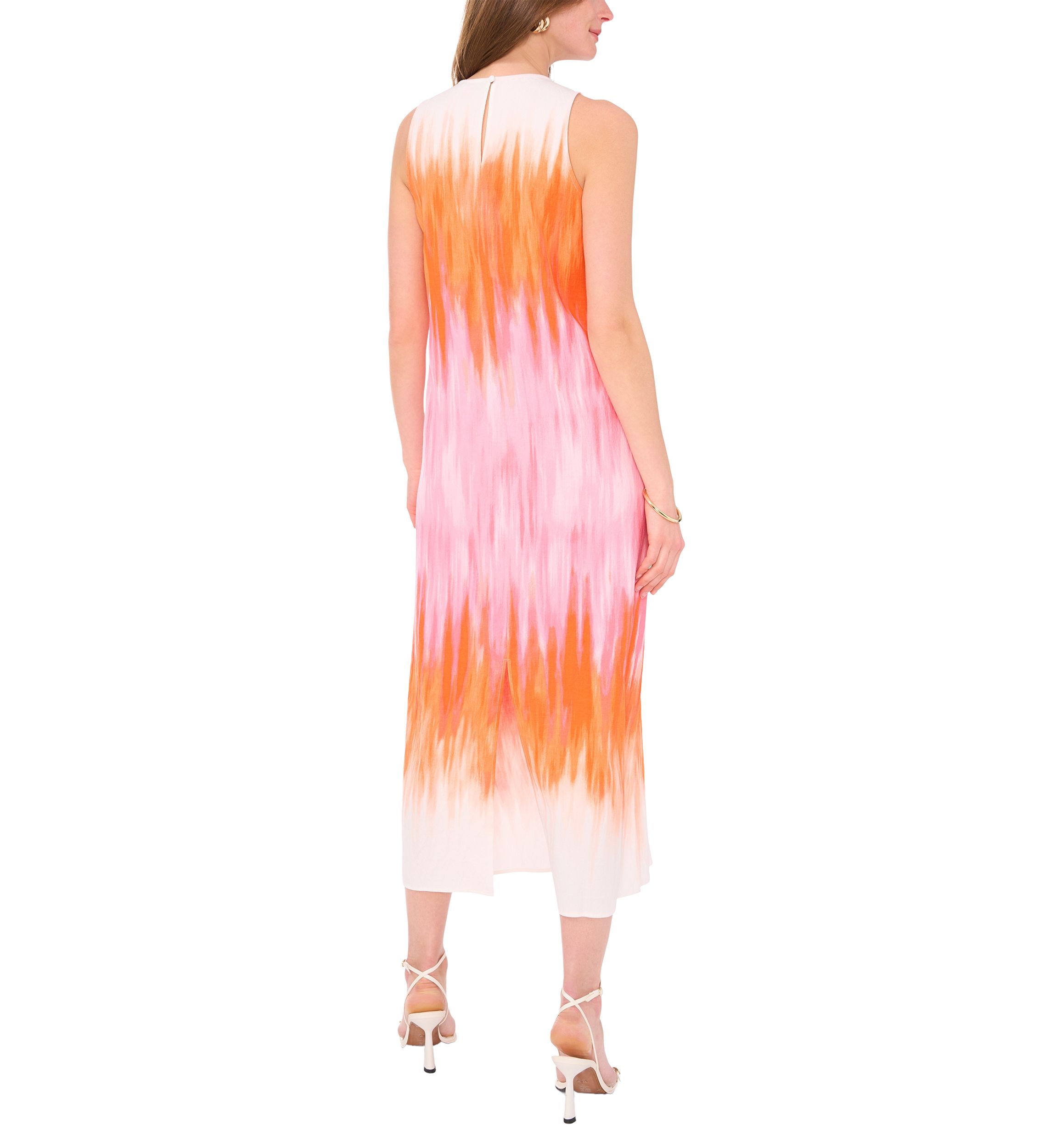 Womens Sleeveless Tie Dye Dress