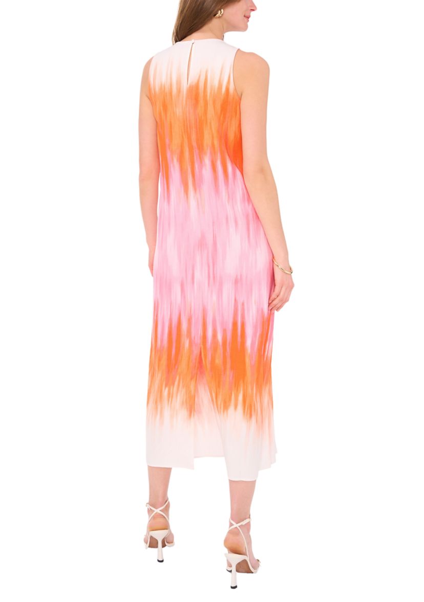 Womens Sleeveless Tie Dye Dress
