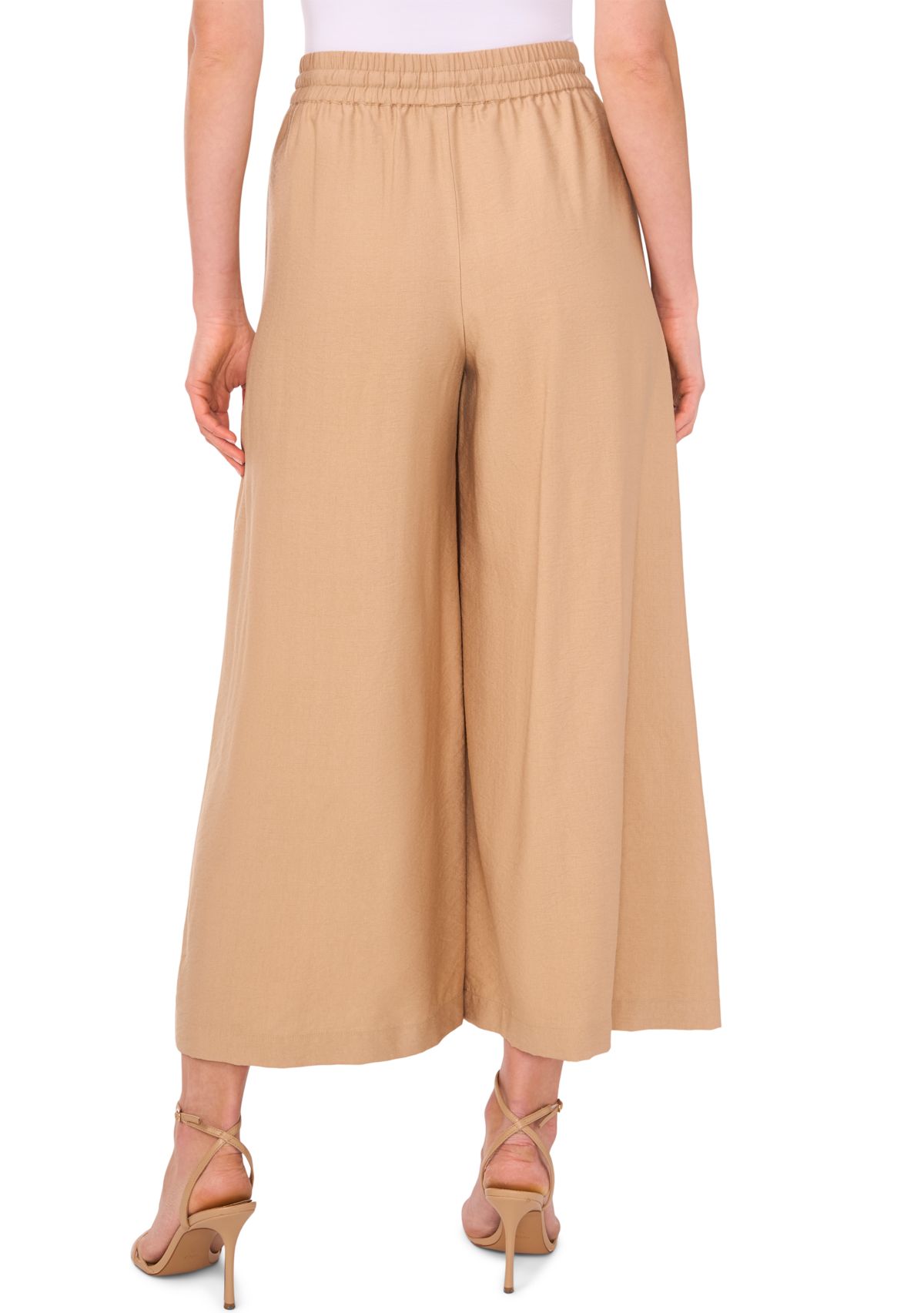 Womens Drawstring Wide Leg Pants