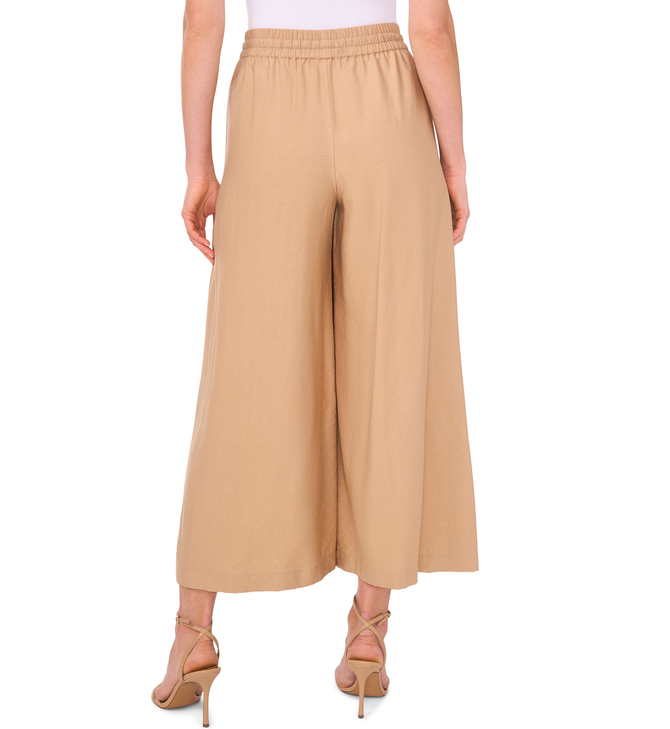 Womens Drawstring Wide Leg Pants