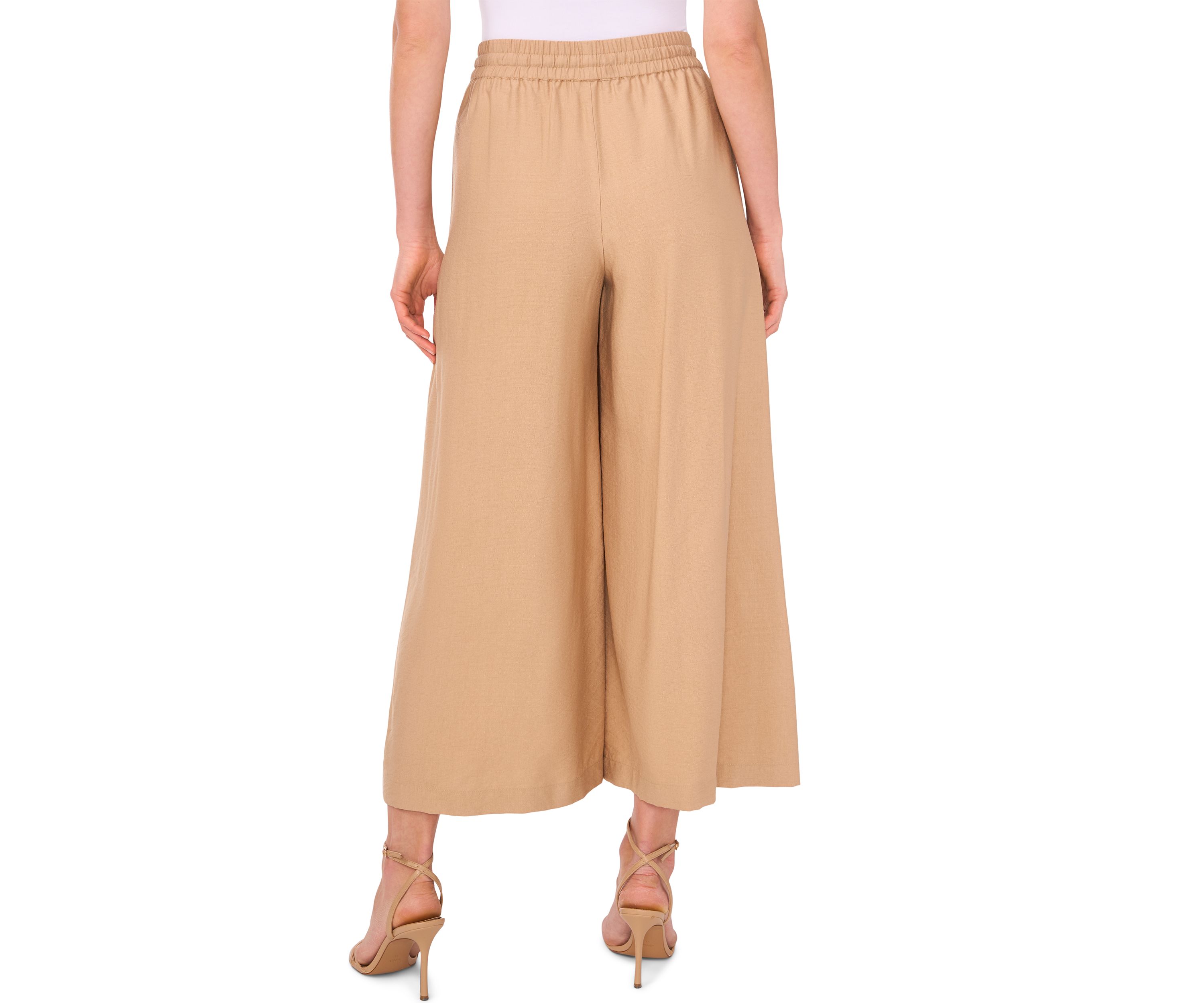 Womens Drawstring Wide Leg Pants