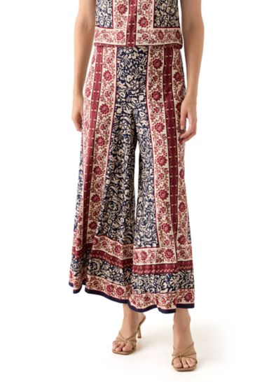 Women's Cropped Wide Leg Pants
