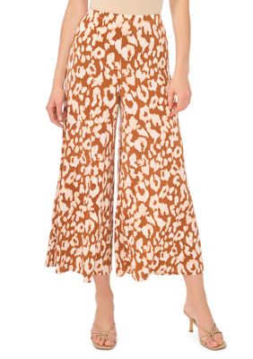 Vince Camuto Women's Animal Print Pants, Large