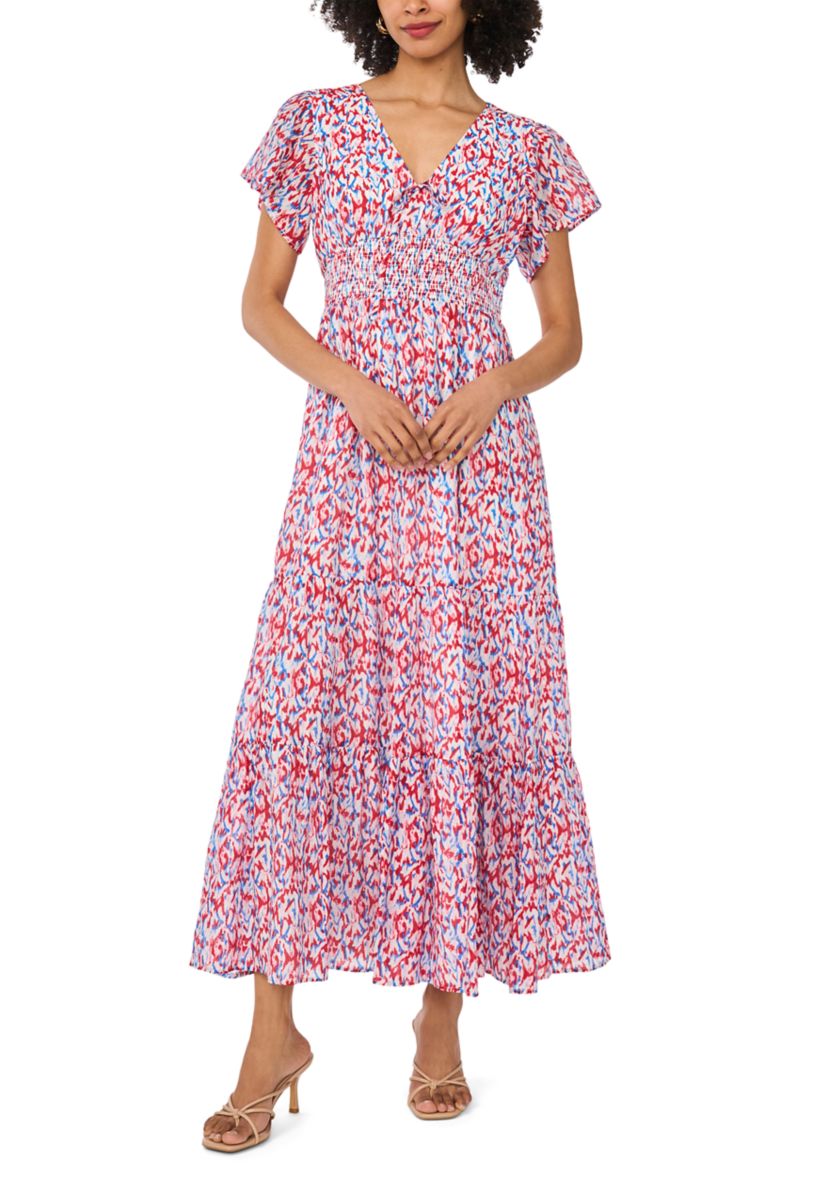 vince camuto printed a line dress Vince Camuto Women's Printed A-Line Midi Dress
