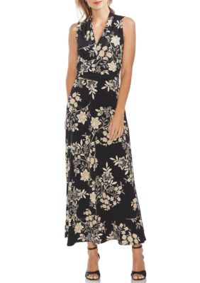 Vince Camuto Floral V Neck Maxi Dress | belk