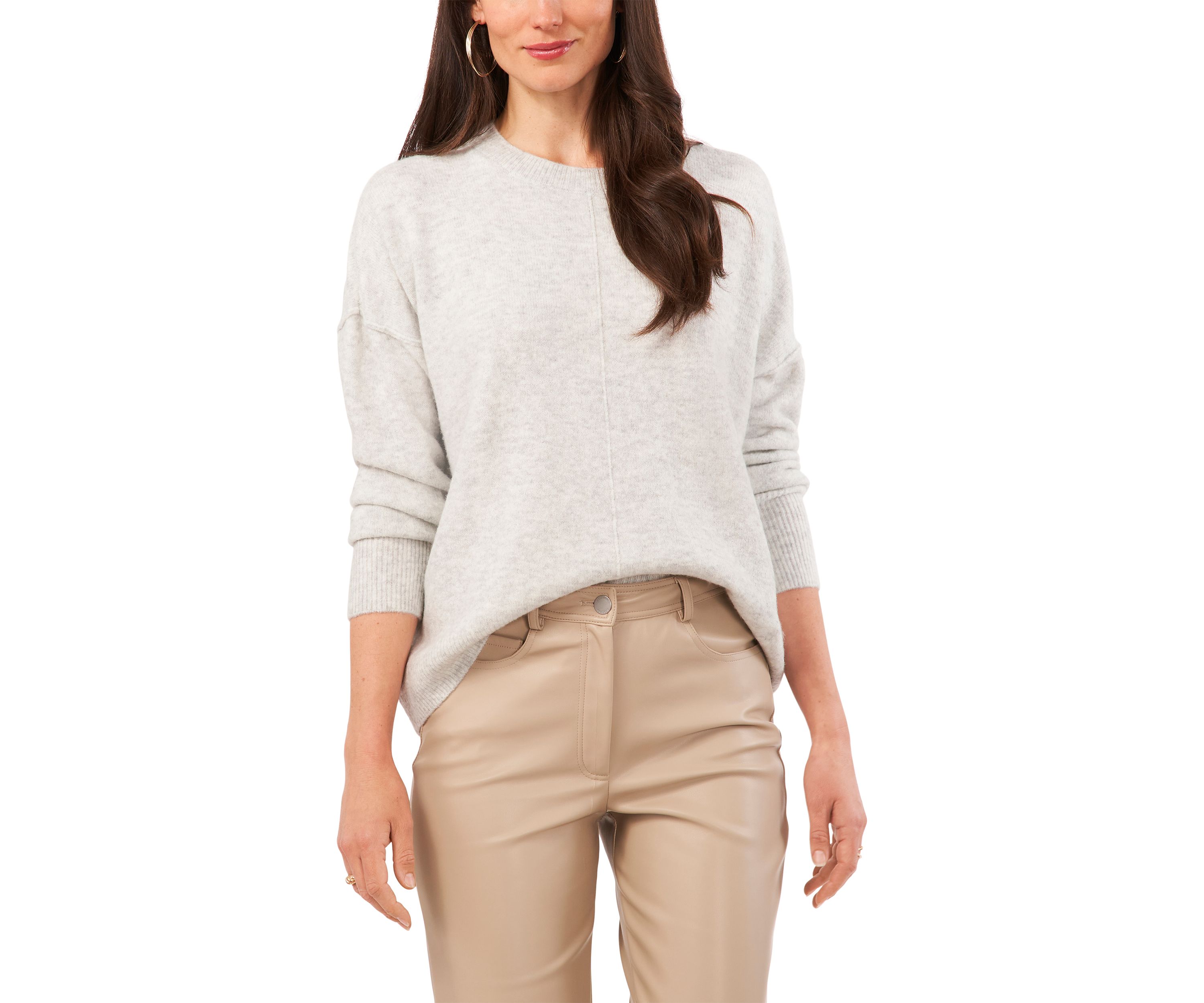 Womens Dolman Sleeve Crew Neck Sweater