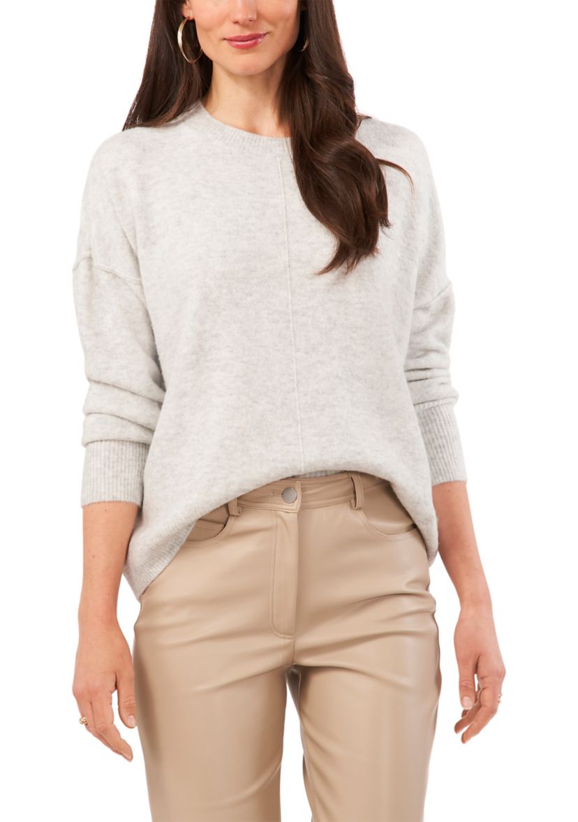 Womens Dolman Sleeve Crew Neck Sweater