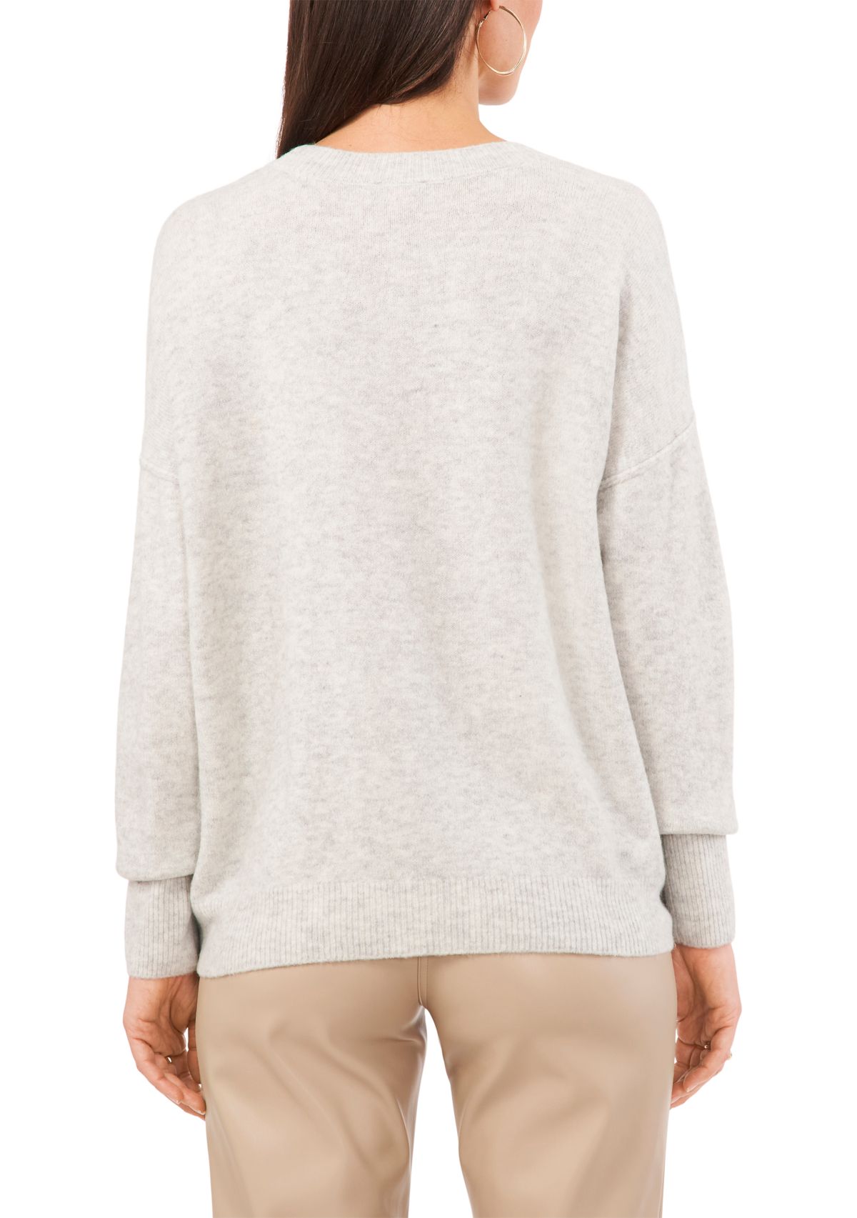 Womens Dolman Sleeve Crew Neck Sweater