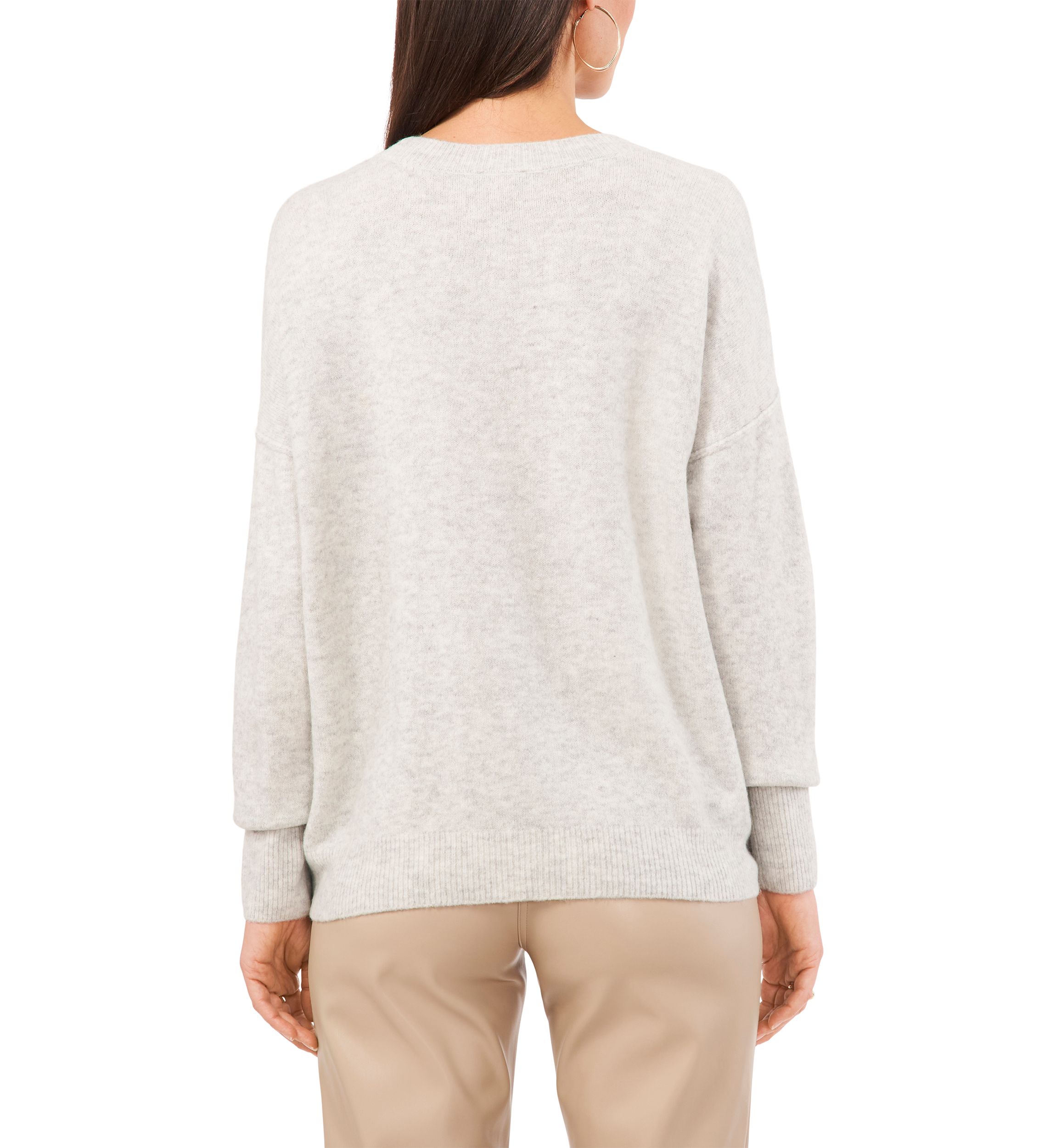 Womens Dolman Sleeve Crew Neck Sweater
