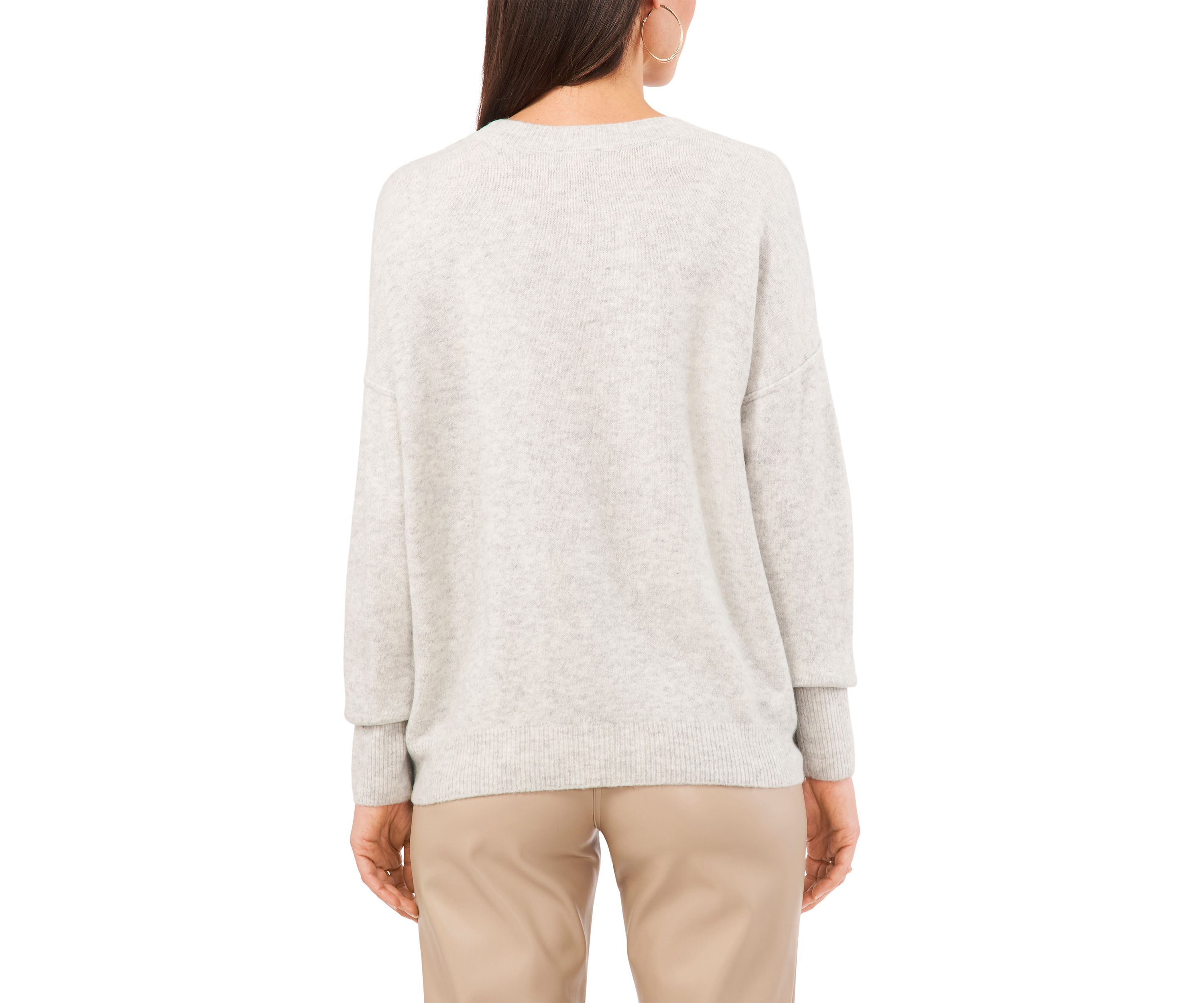 Womens Dolman Sleeve Crew Neck Sweater
