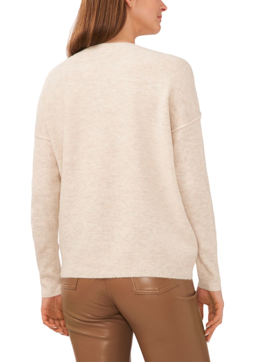 Womens Dolman Sleeve Crew Neck Sweater