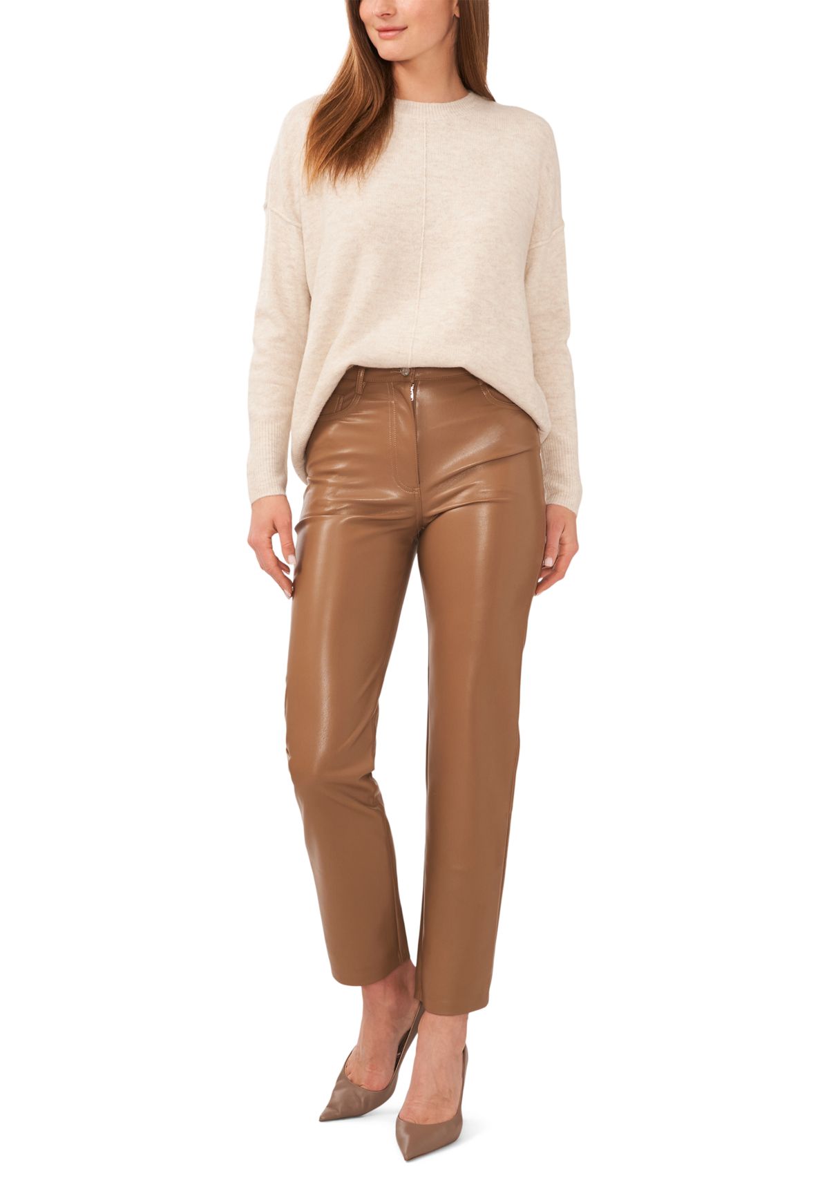 Womens Dolman Sleeve Crew Neck Sweater