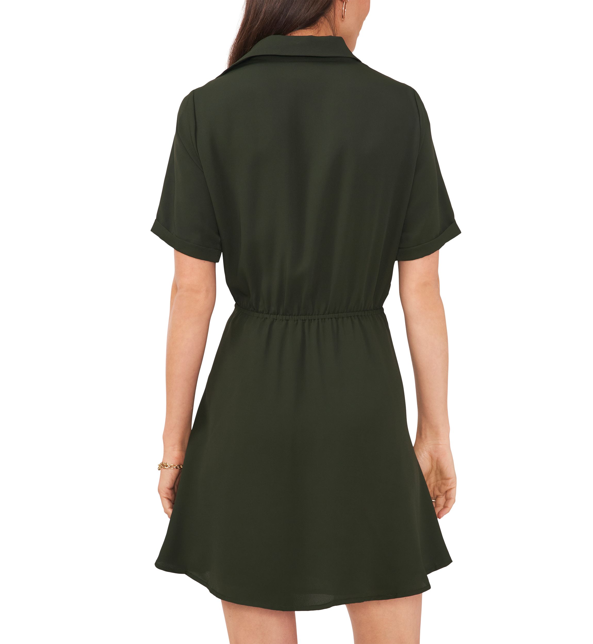 Womens Satin Wrap Dress