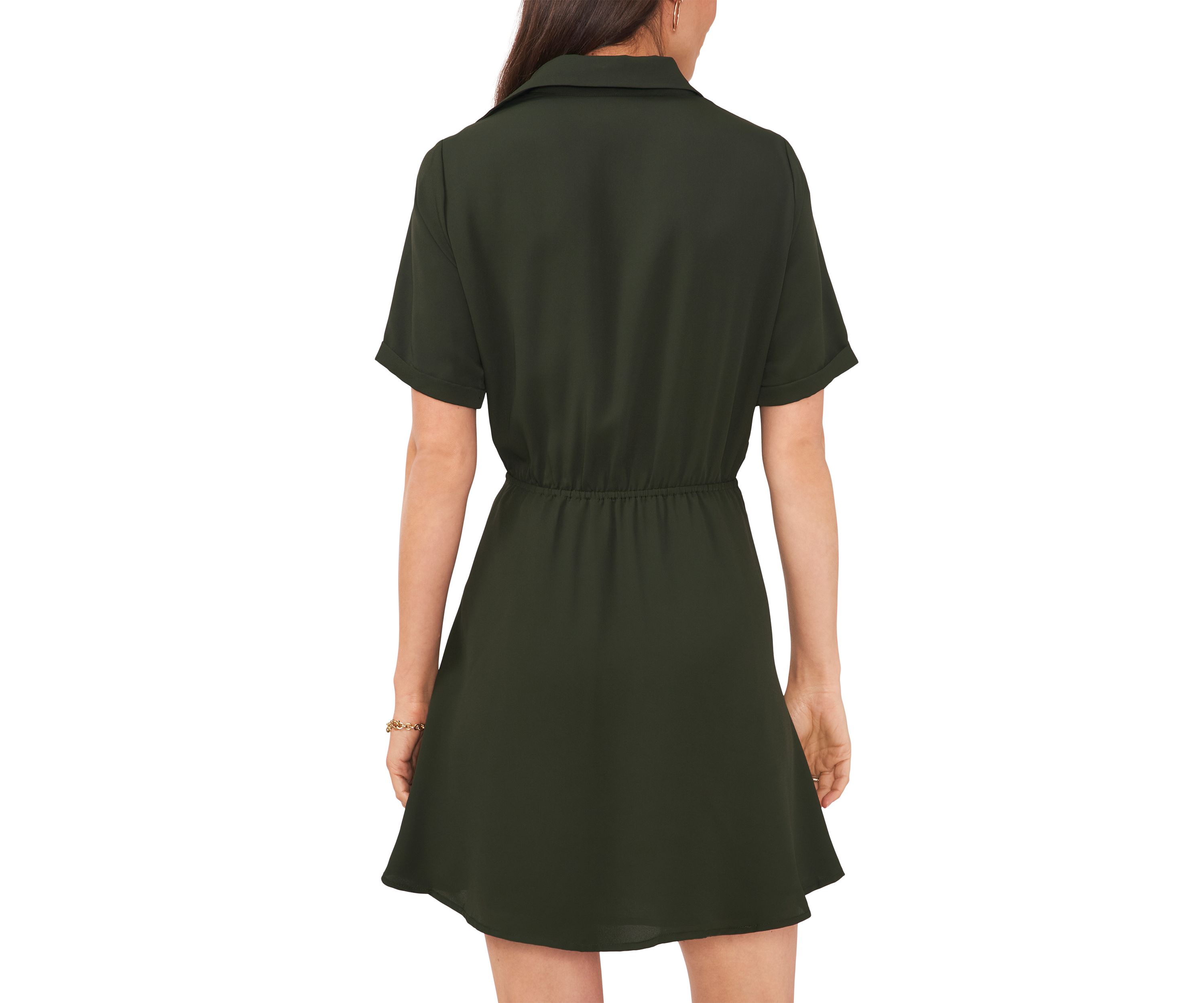 Womens Satin Wrap Dress