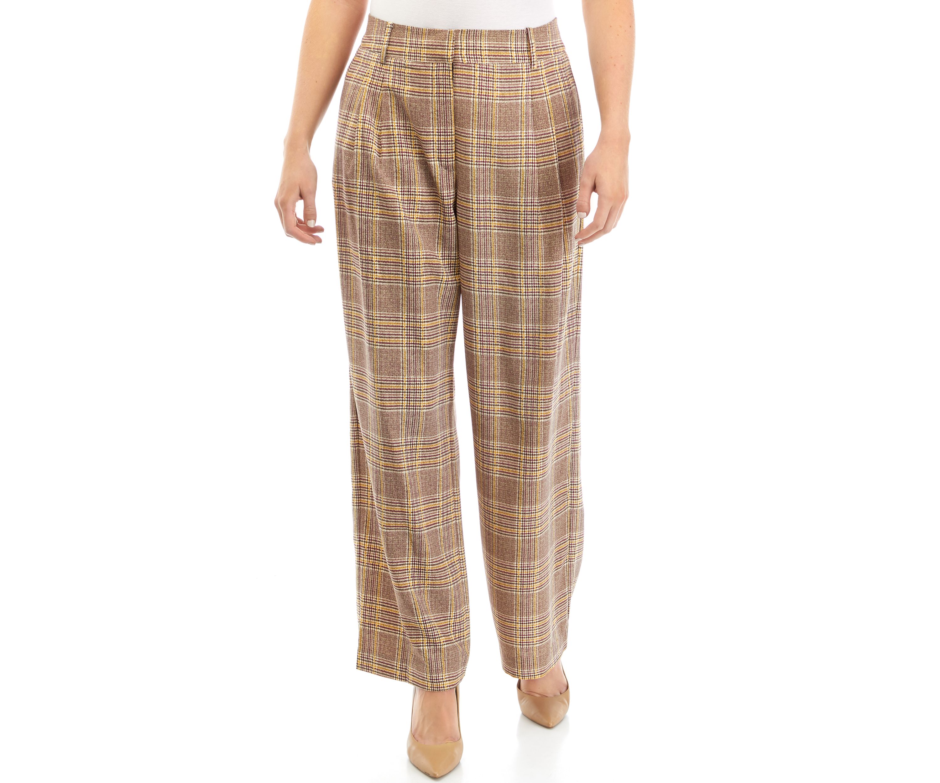 Womens Wide Leg Menswear Pants