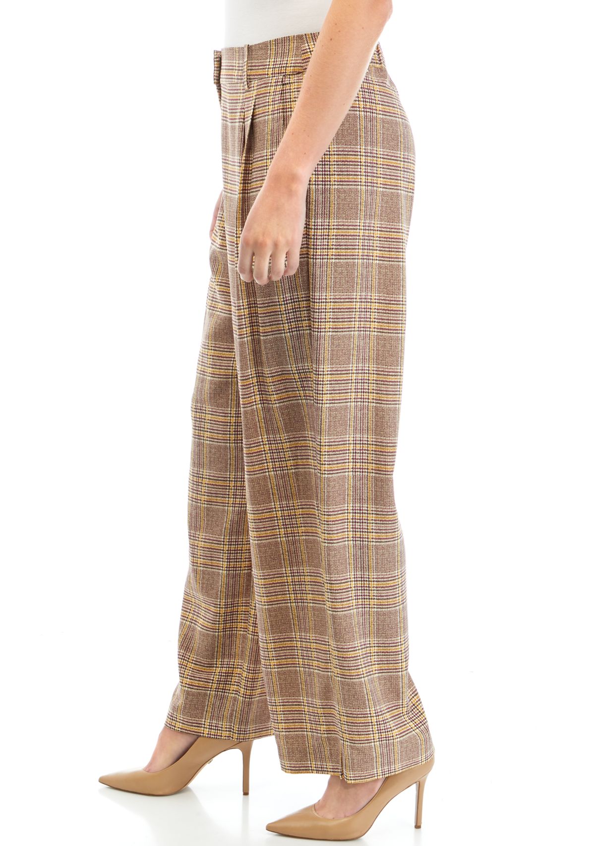 Womens Wide Leg Menswear Pants