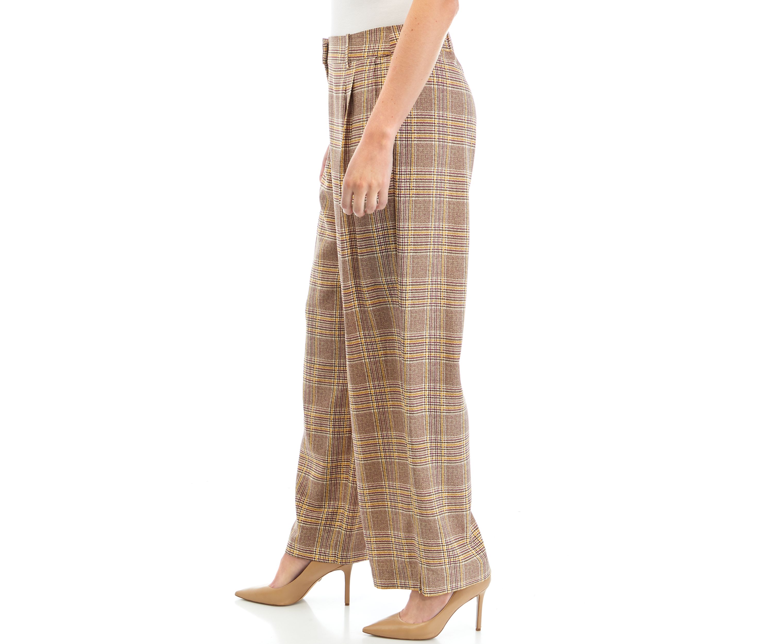 Womens Wide Leg Menswear Pants
