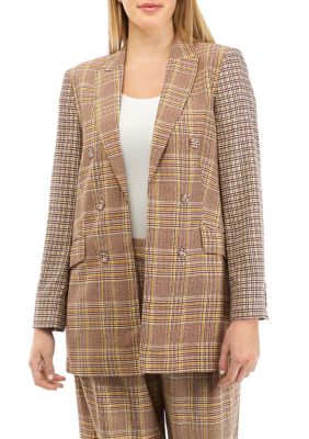 Women's Double Breasted Menswear Blazer