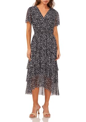 Vince Camuto Women's Flutter Sleeve Floral Dress | belk