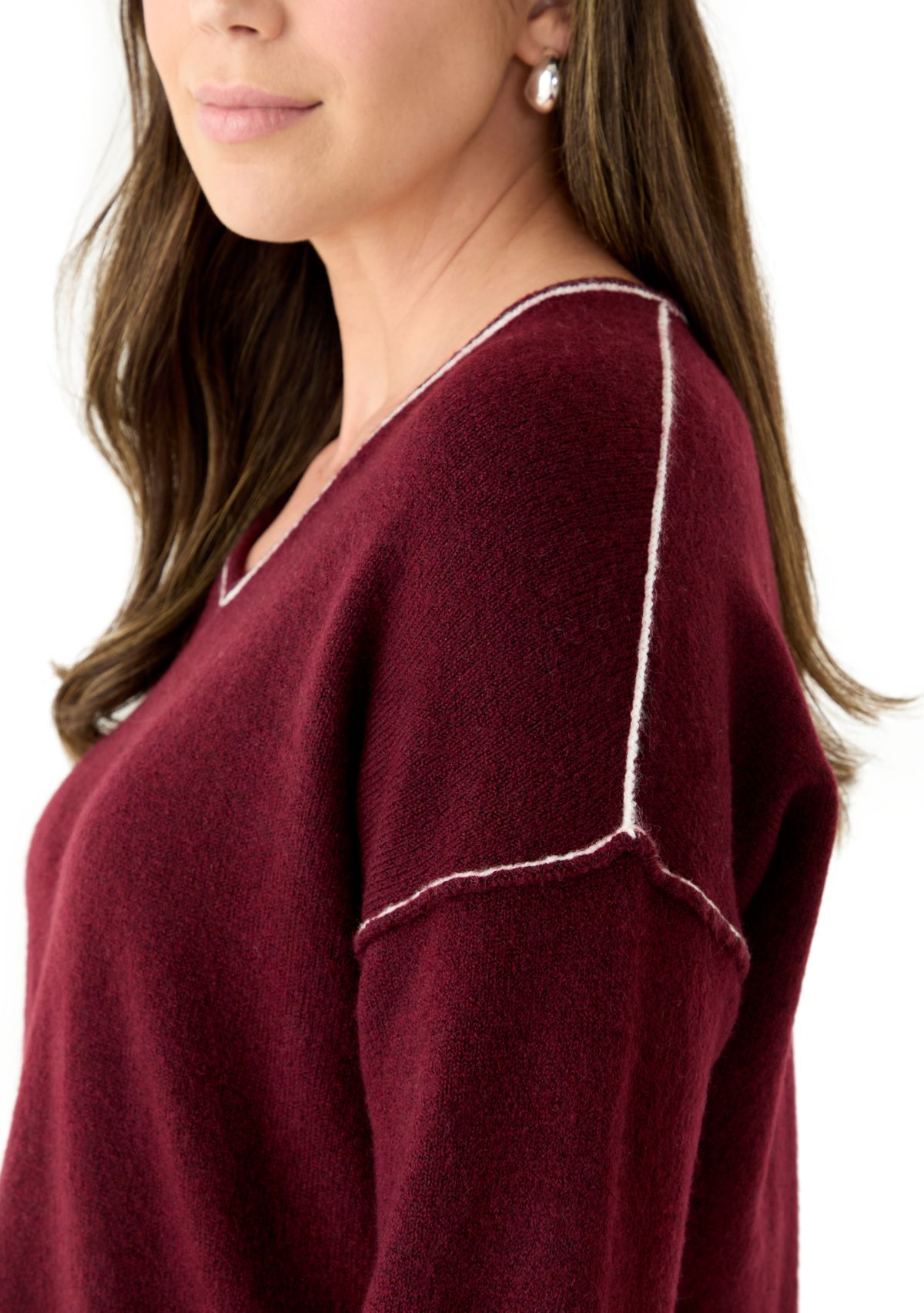 Womens V-Neck Sweater
