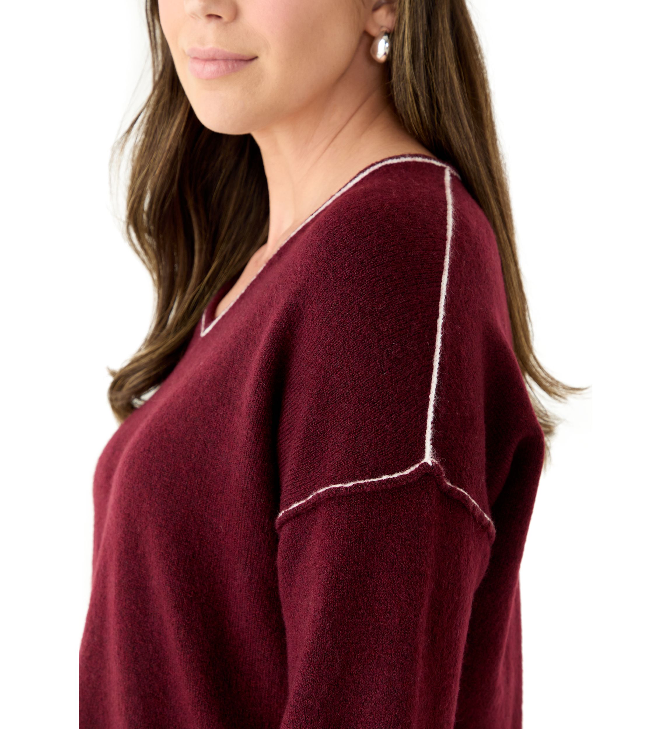 Womens V-Neck Sweater