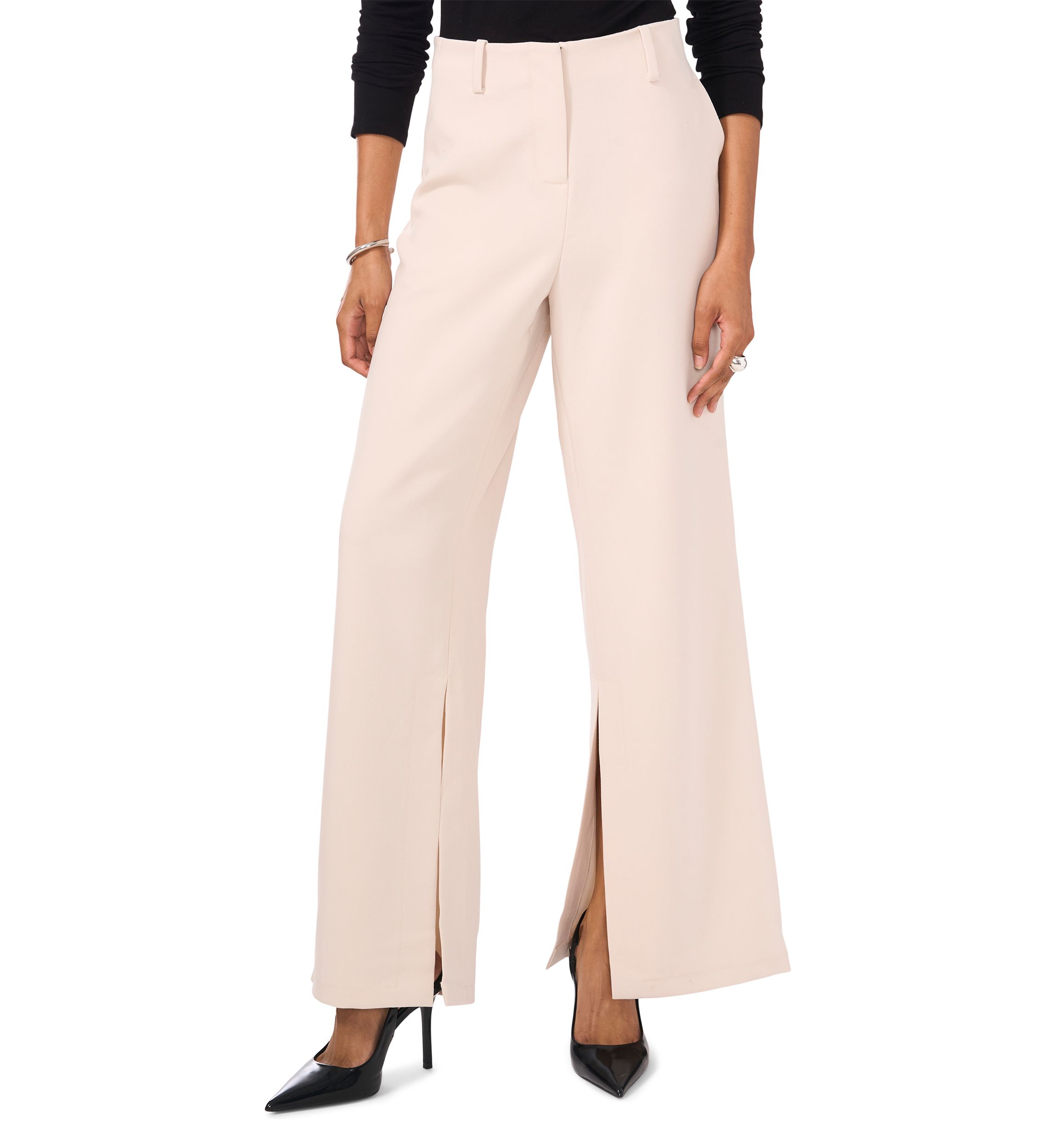 Womens Wide Leg Trouser Pants