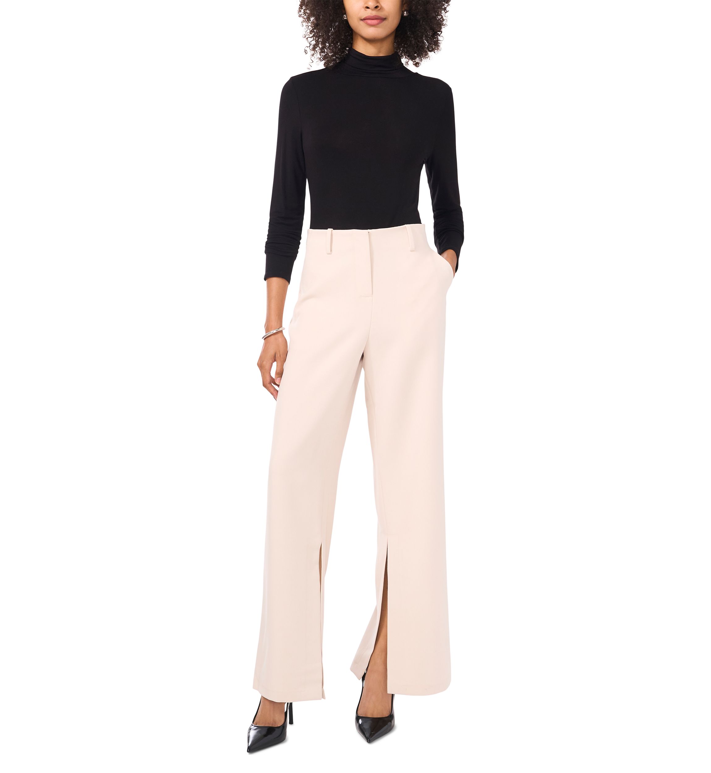 Womens Wide Leg Trouser Pants