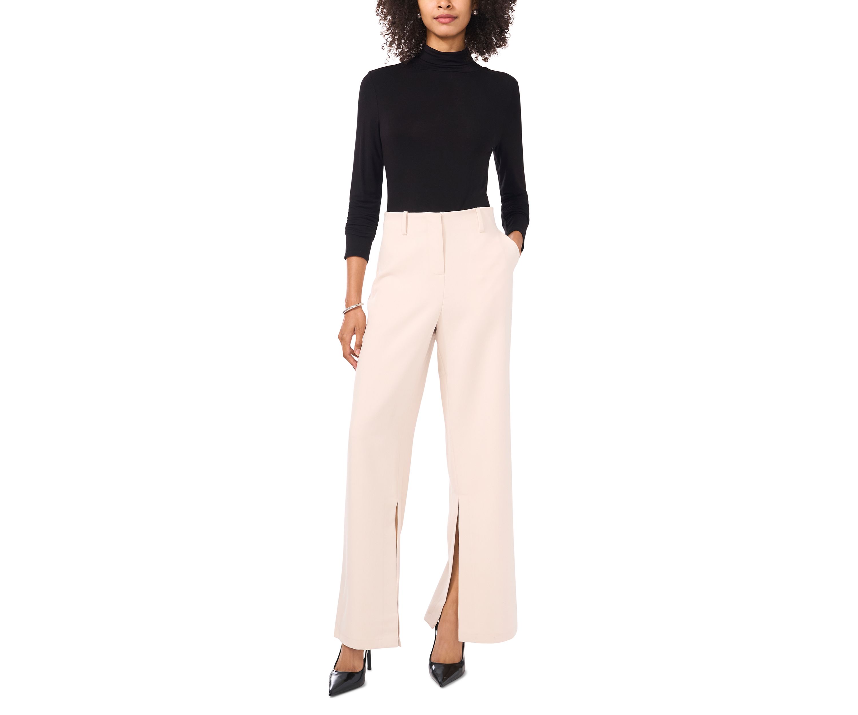 Womens Wide Leg Trouser Pants