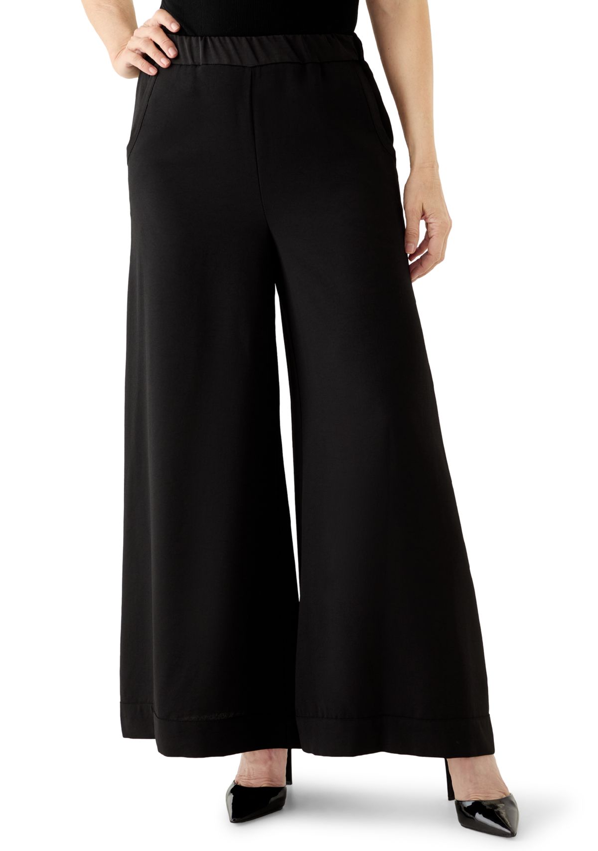 Womens Wide Leg Soft Pants