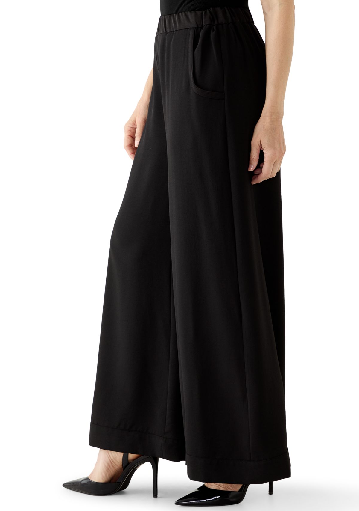 Womens Wide Leg Soft Pants
