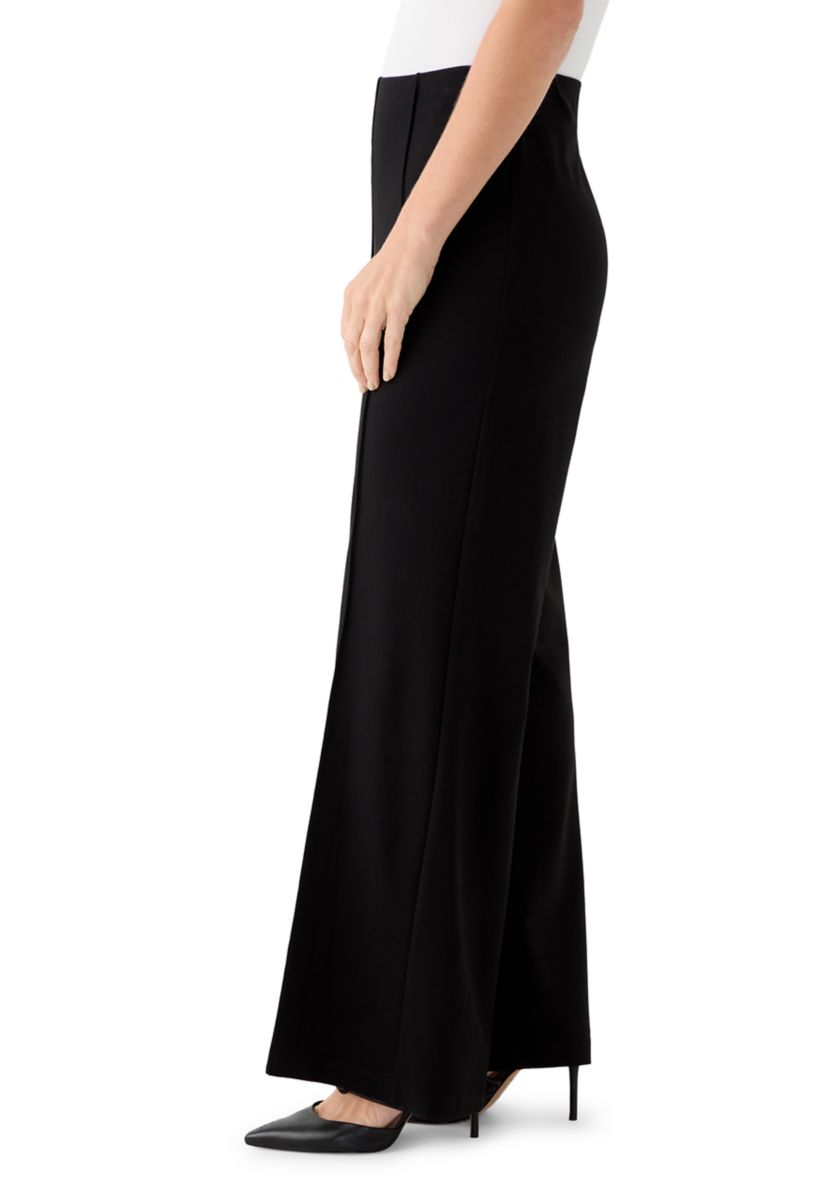 Womens Wide Leg Ponte Pants