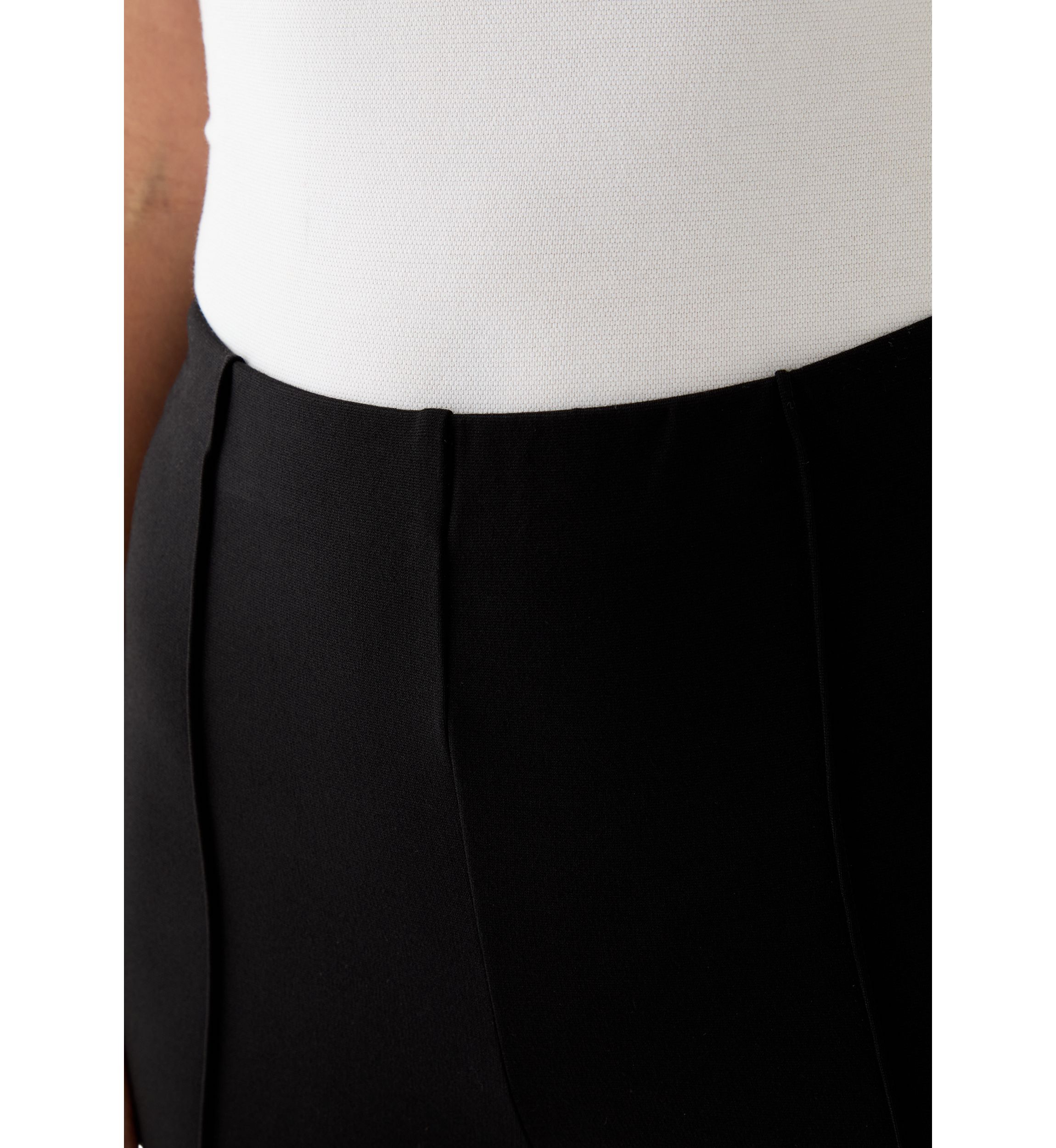 Womens Wide Leg Ponte Pants