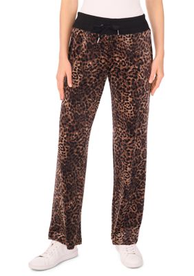 Vince Camuto Women's Wide Leg Velour Pants