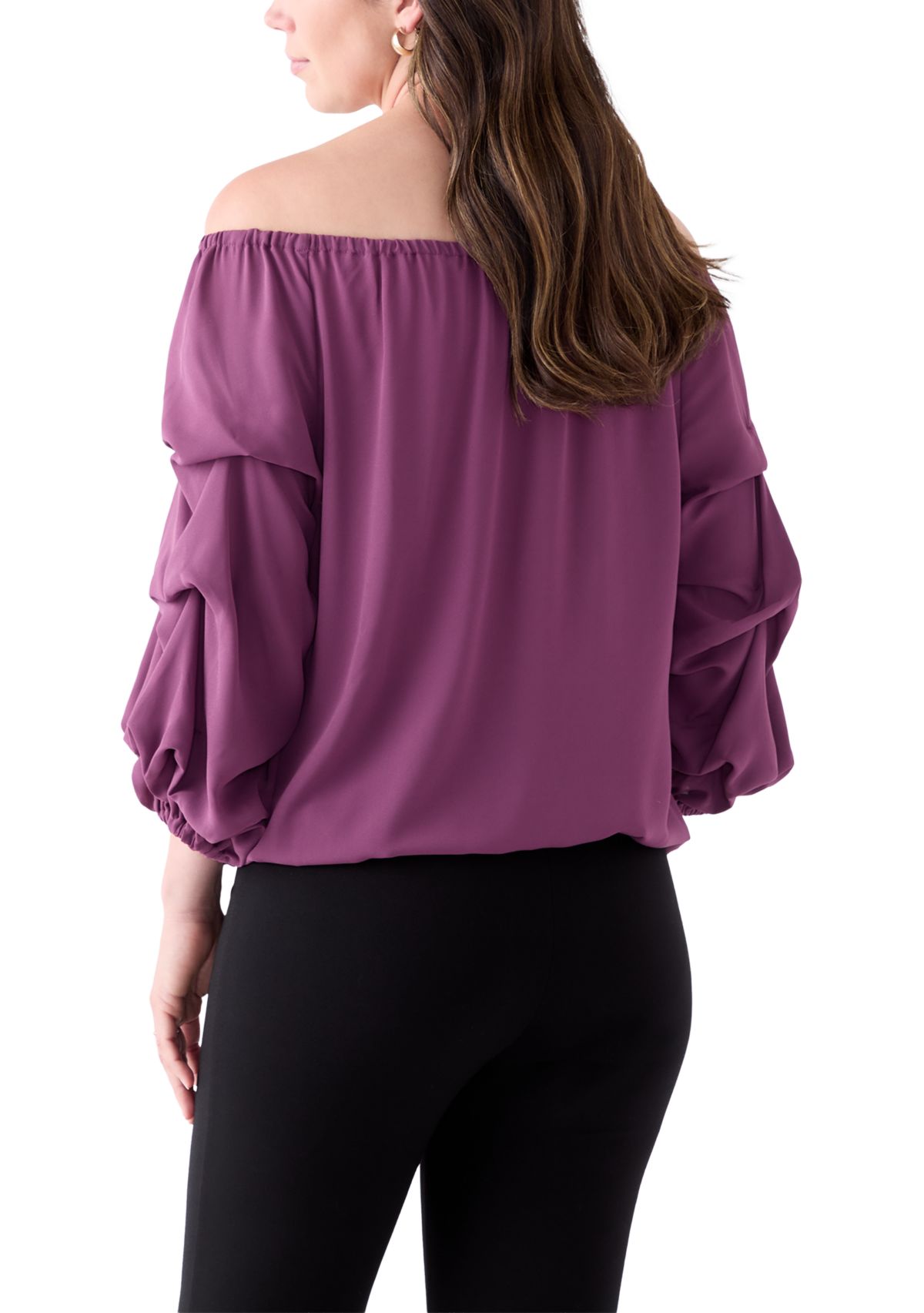  Womens Off the Shoulder Cha Cha Sleeve Blouse 