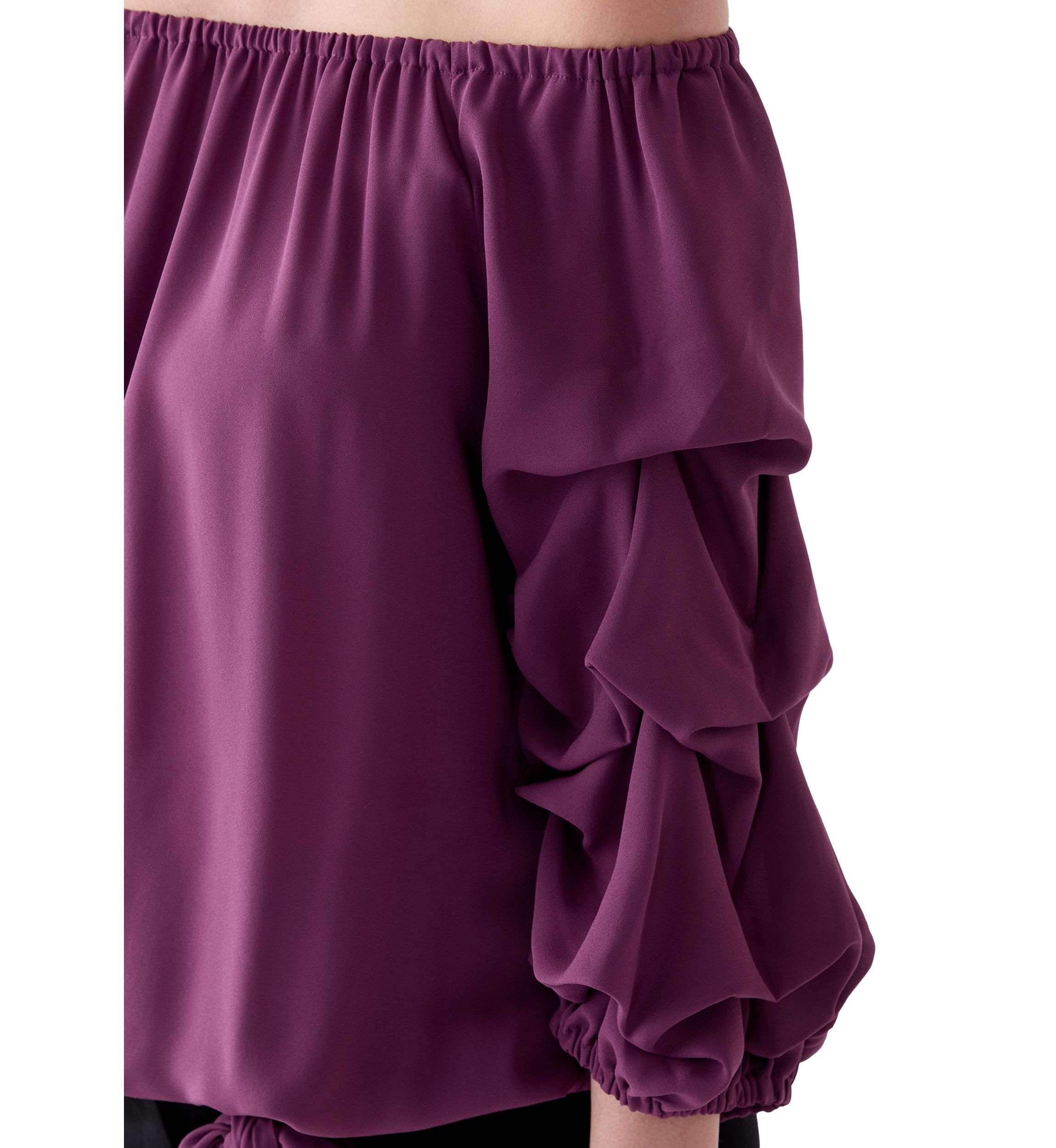  Womens Off the Shoulder Cha Cha Sleeve Blouse 