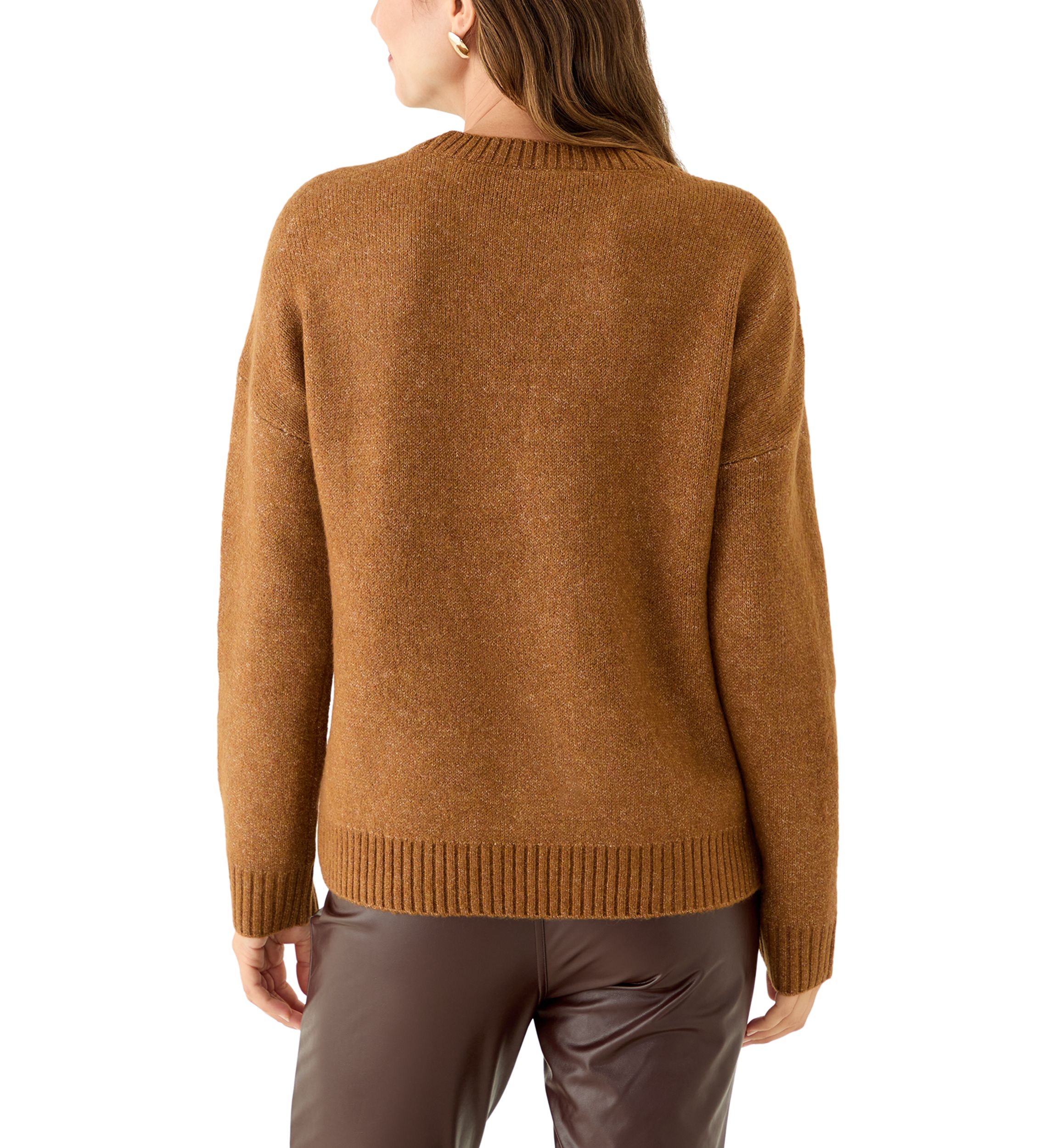 Womens Long Sleeve All Over Horse Sweater