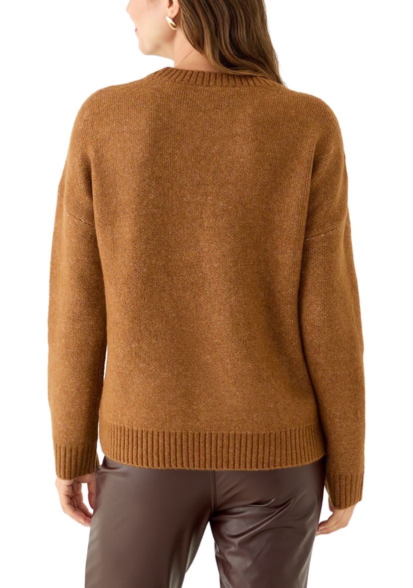 Womens Long Sleeve All Over Horse Sweater