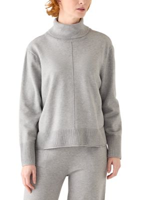 Vince Camuto Women's Long Sleeve Split Seam Sweater