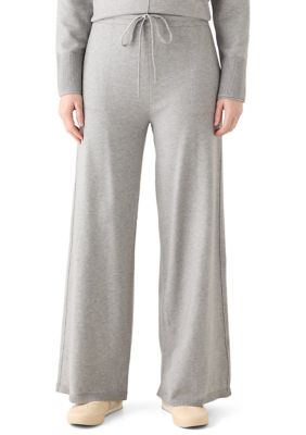 Vince Camuto Women's Wide Leg Athletic Sweater Pants