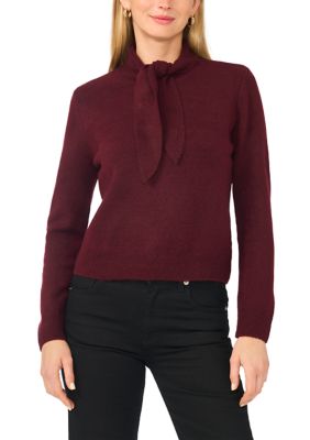 Vince Camuto Women's Tie Neck Pullover Sweater, XS